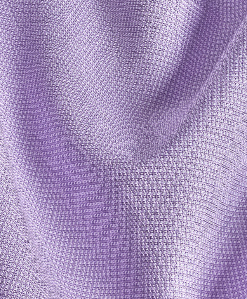 TBSP08004534 | Lilac Micro Dobby Dress Shirt - David Donahue