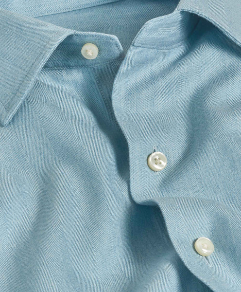 CBSM10100462 | Sea Herringbone Sport Shirt