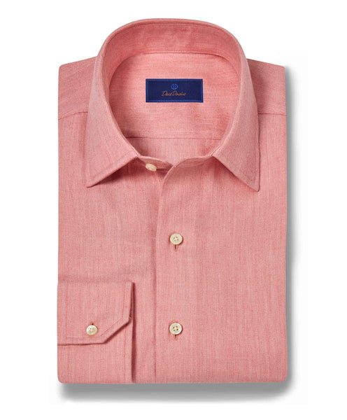 CBSM10100602 | Nantucket Red Herringbone Sport Shirt