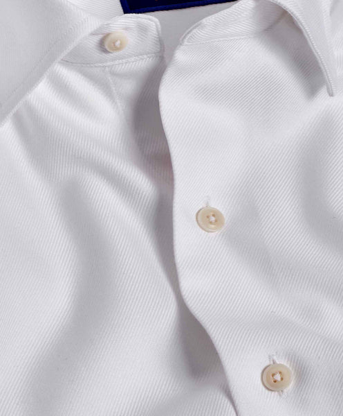 CHBD09103110 | White Twill Sport Shirt