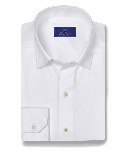 CHBD09103110 | White Twill Sport Shirt