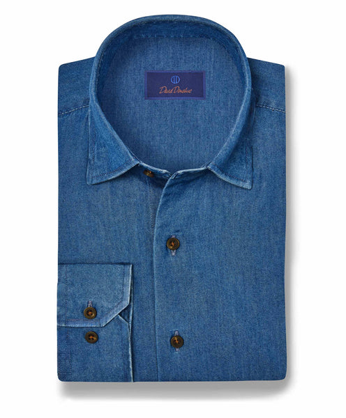 CHBD09104476 | Indigo Denim Sport Shirt