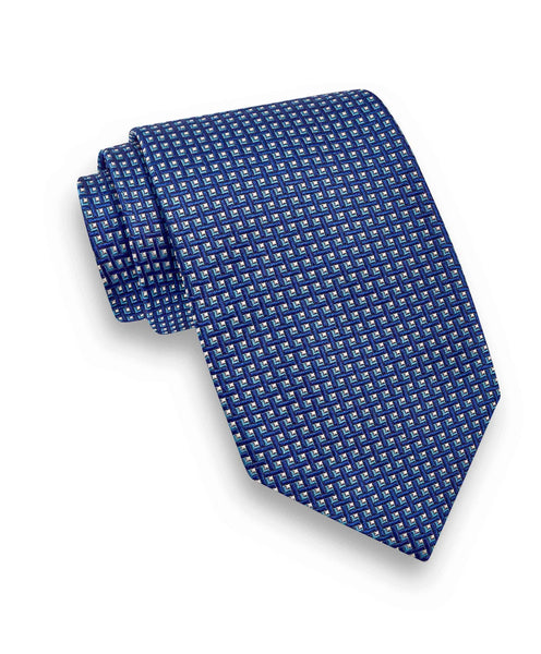 NTR09099412 | Navy Micro Jacquard Tie