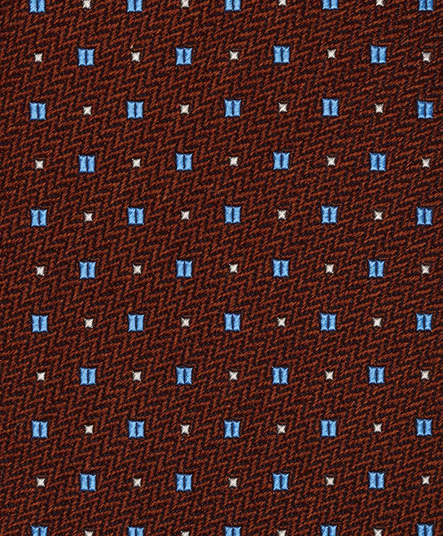 NTR09297212 | Chocolate Neat Jacquard Tie