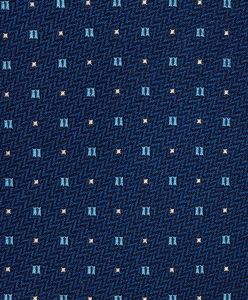 NTR09297412 | Navy Neat Jacquard Tie