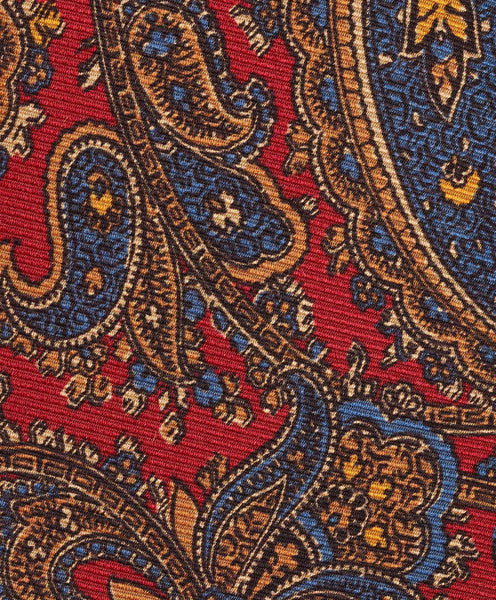 NTR09597600 | Red Paisley Madder Tie