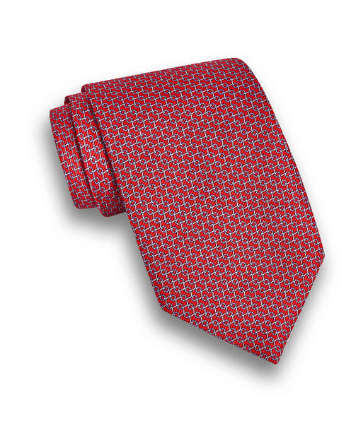 NTR10097600 | Red Micro Print Tie