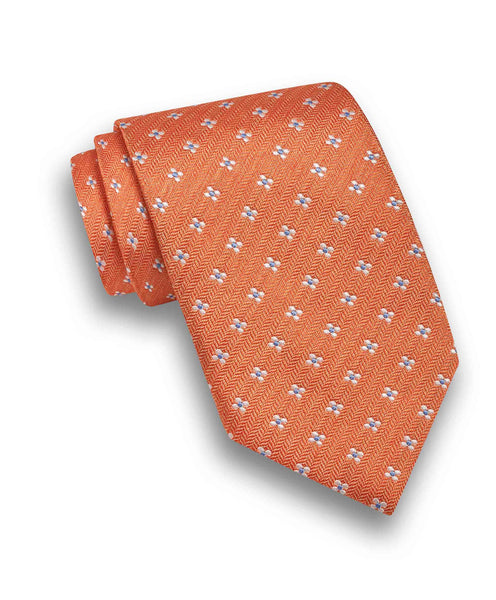 NTR10290806 | Carrot Neat Jacquard Tie