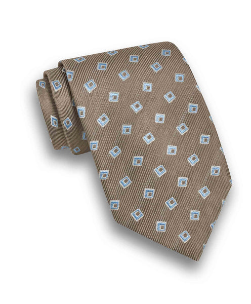 NTR10693292 | Dune Linen Geo Jacquard Tie