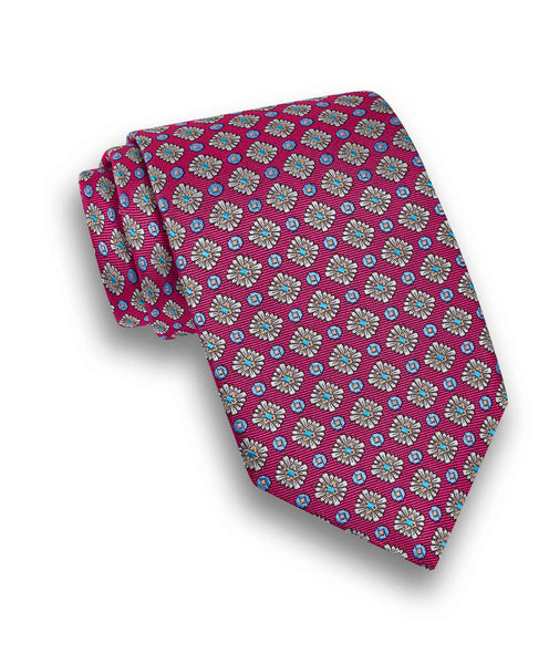 NTR10697652 | Berry Geometric Jacquard Tie