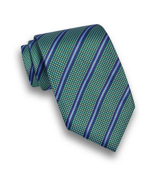 NTR10995310 | Grass Stripe Jacquard Tie