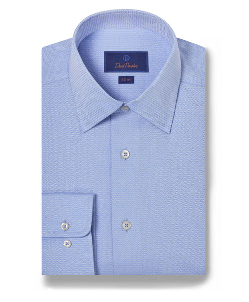 SBSP09006454 | Sky Micro Dobby Dress Shirt