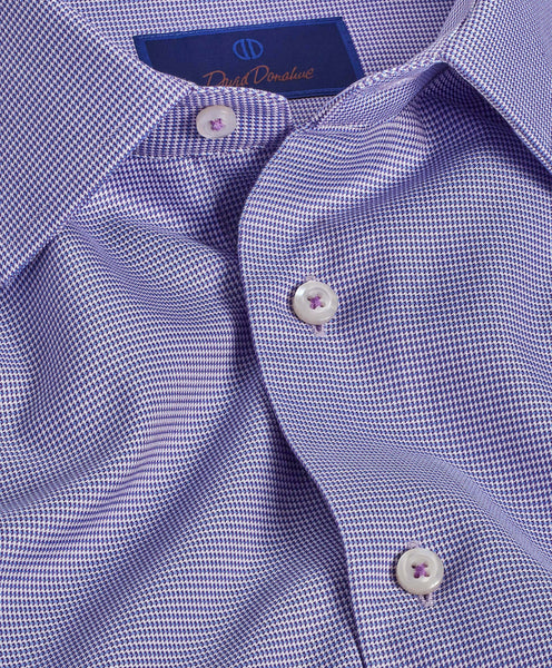 SBSP09012518 | Purple & Sky Micro Dobby Dress Shirt