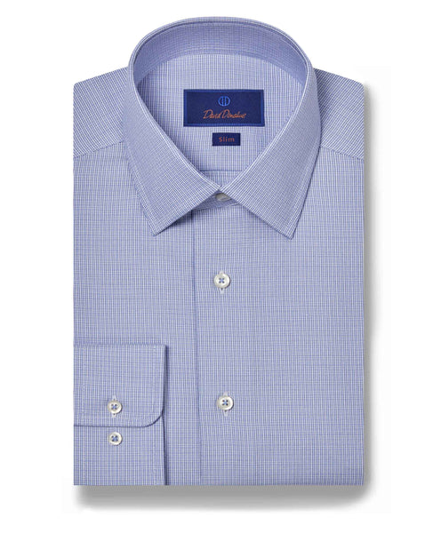 SBSP09031423 | Blue Diamond Dobby Dress Shirt