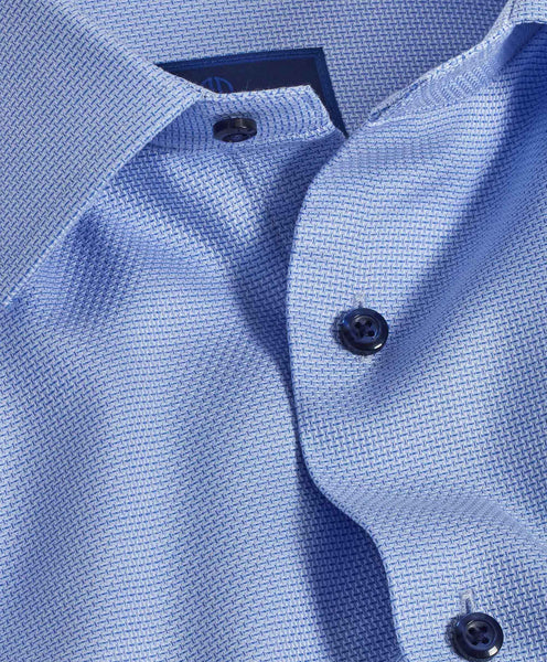 SBSP10005423 | Blue Micro Dobby Dress Shirt