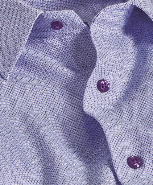 SBSP10009550 | Lilac & Blue Micro Dobby Dress Shirt