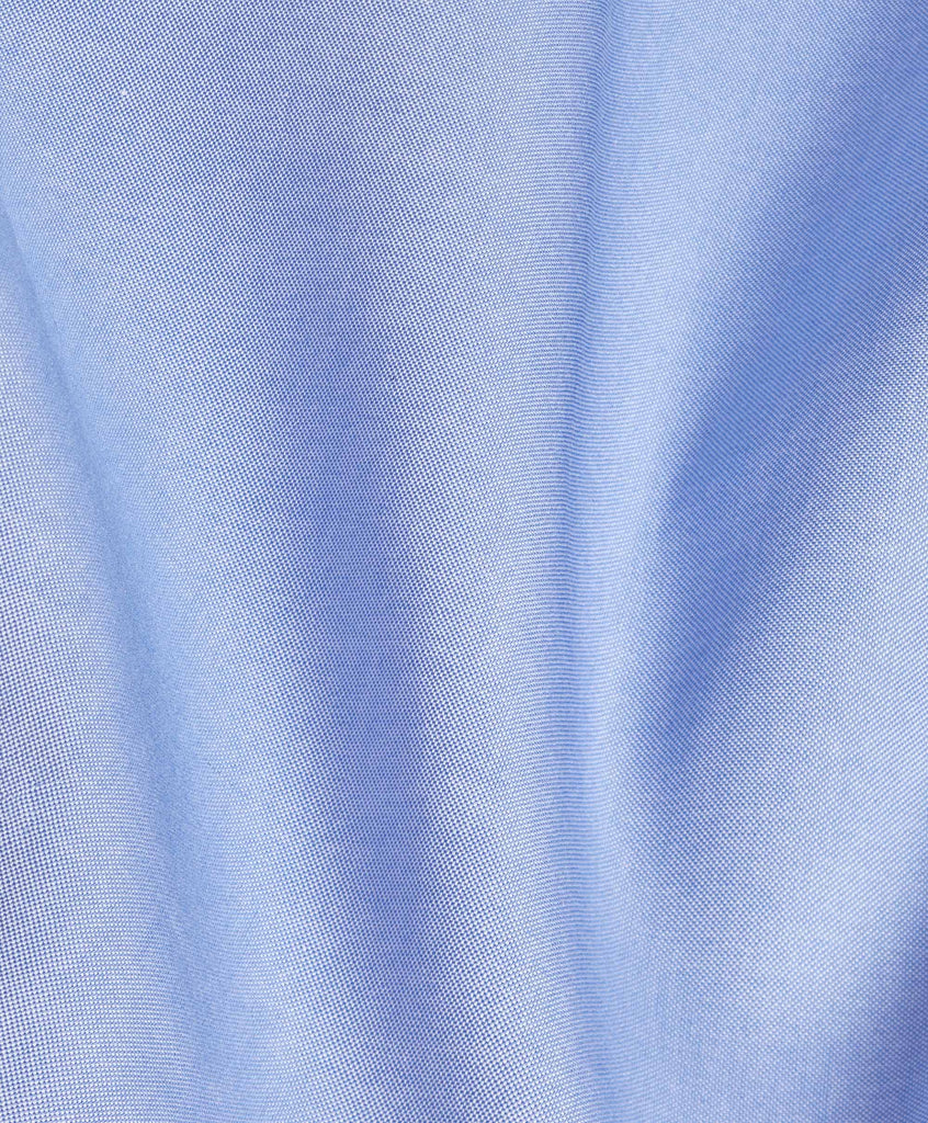 TBDP05112423 | Blue Pinpoint Oxford Non-Iron Dress Shirt - David Donahue