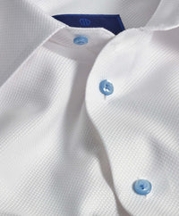 TBSP08102110 | White Textured Dobby Dress Shirt