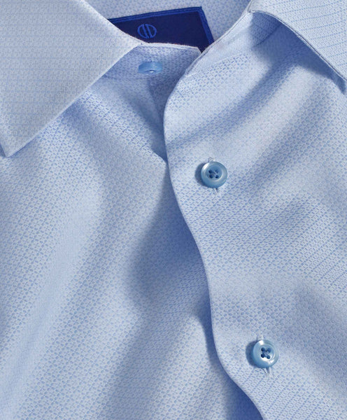 TBSP09029454 | Sky Diamond Dobby Dress Shirt