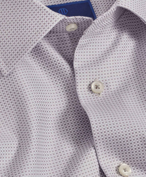 TBSP09033025 | Pearl Micro Box Dress Shirt