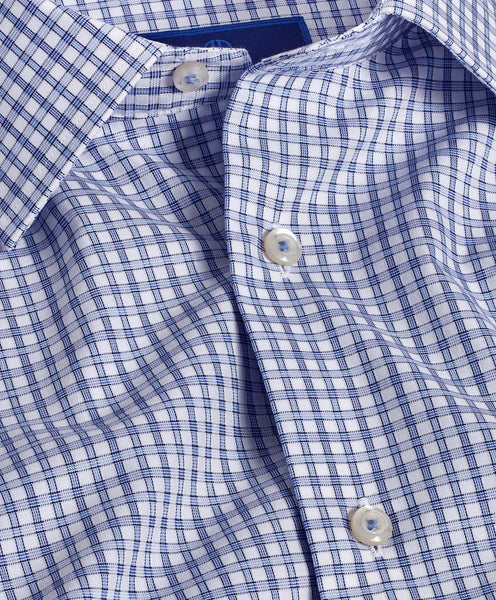 TBSP09815402 | Blue & Sky Dobby Check Dress Shirt