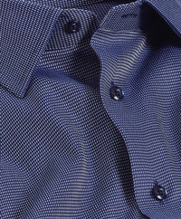 TBSP10002412 | Navy Textured Twill Dress Shirt