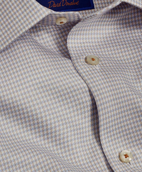 TBSP10800489 | Sky & Dune Twill Check Dress Shirt